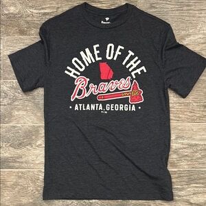 Fanatics Dark Gray Atlanta Braves Tee
